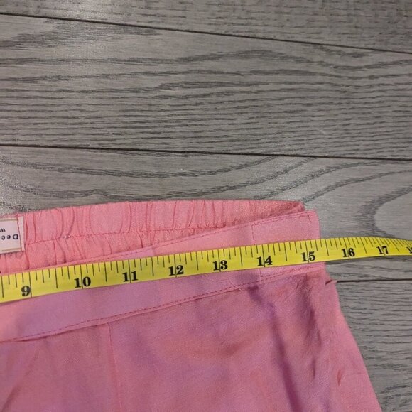 Pink Punjabi Suit With Gold Detail With Cuffed 3/4 Sleeves - Size Small New - Picture 4 of 6